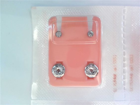 Stechend Studex PREORECCHINI in Stahl Zirconia NFM204W - NFM204W